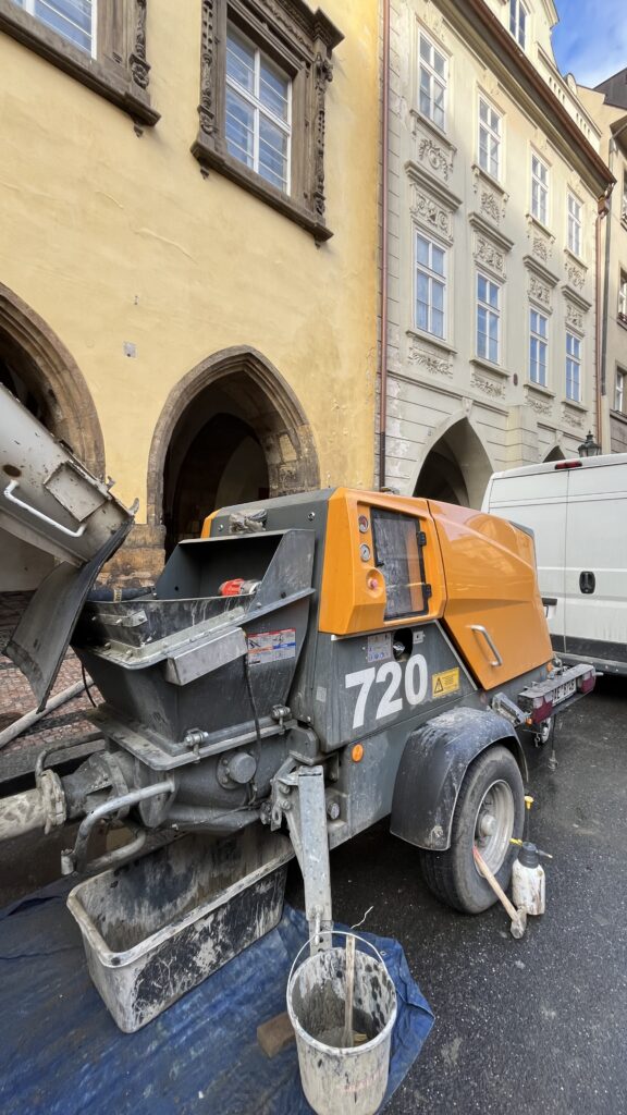 mobilní čerpadlo betonu